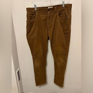 Todd Snyder Pants Mens 32x27 Slim Fit Italian Corduroy 5 Pocket Stretch Brown
